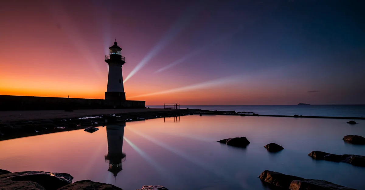 Lighthouse at twilight - a beacon of guidance for NIS2 implementation